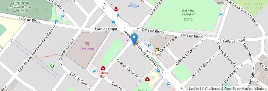 Mapa de ubicacion de Domino's Pizza en 스페인, Comunidad De Madrid, Comunidad De Madrid, Área Metropolitana De Madrid Y Corredor Del Henares, Villaviciosa De Odón.