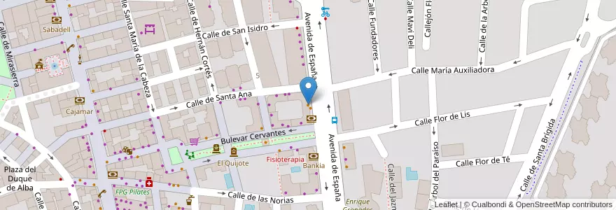 Mapa de ubicacion de Domino's Pizza en スペイン, マドリード州, Comunidad De Madrid, Área Metropolitana De Madrid Y Corredor Del Henares, Majadahonda.