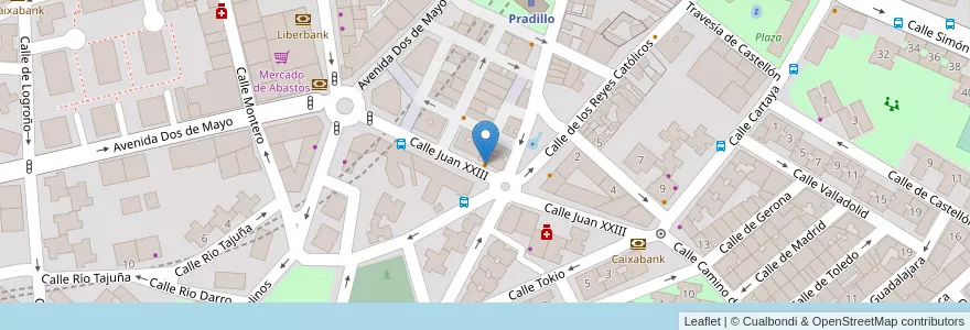 Mapa de ubicacion de Dominos pizza en Spain, Community Of Madrid, Community Of Madrid, Área Metropolitana De Madrid Y Corredor Del Henares, Móstoles.