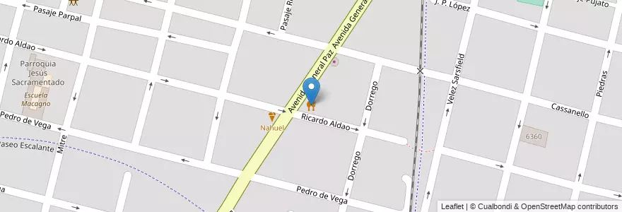 Mapa de ubicacion de Don Aldao en الأرجنتين, سانتا في, إدارة العاصمة, سانتا في العاصمة, سانتا في.