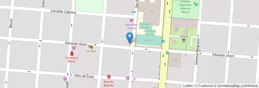 Mapa de ubicacion de Don Antonio en Argentina, Buenos Aires, Partido De Campana.