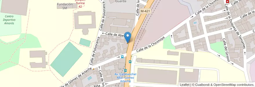Mapa de ubicacion de Don Antonio en Spanien, Autonome Gemeinschaft Madrid, Autonome Gemeinschaft Madrid, Área Metropolitana De Madrid Y Corredor Del Henares, Madrid.