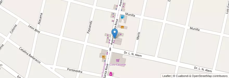 Mapa de ubicacion de Don Antonio en Argentina, Buenos Aires, Ituzaingó.