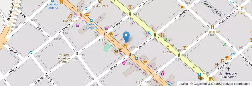 Mapa de ubicacion de Don Bazar, Palermo en الأرجنتين, Ciudad Autónoma De Buenos Aires, Buenos Aires.
