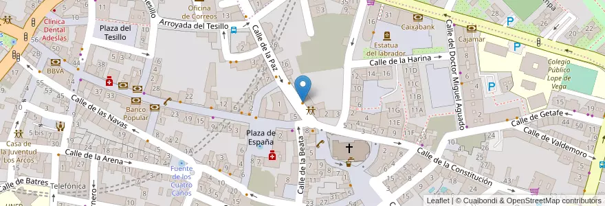 Mapa de ubicacion de Don Bocata en Spain, Community Of Madrid, Community Of Madrid, Área Metropolitana De Madrid Y Corredor Del Henares, Fuenlabrada.
