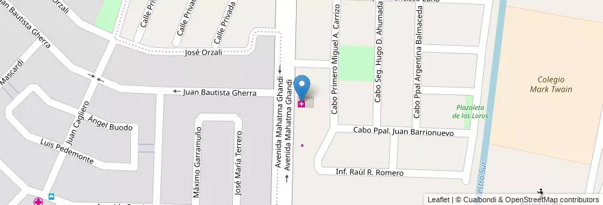 Mapa de ubicacion de Don Bosco en Аргентина, Кордова, Departamento Capital, Pedanía Capital, Córdoba, Municipio De Córdoba.