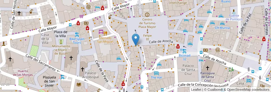 Mapa de ubicacion de Don Calamar en 스페인, Comunidad De Madrid, Comunidad De Madrid, Área Metropolitana De Madrid Y Corredor Del Henares, 마드리드.
