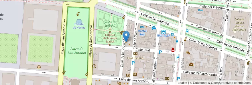 Mapa de ubicacion de Don Carlos en Испания, Мадрид, Мадрид, Las Vegas, Aranjuez.