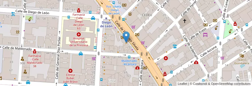 Mapa de ubicacion de Don Carmelo en إسبانيا, منطقة مدريد, منطقة مدريد, Área Metropolitana De Madrid Y Corredor Del Henares, مدريد.