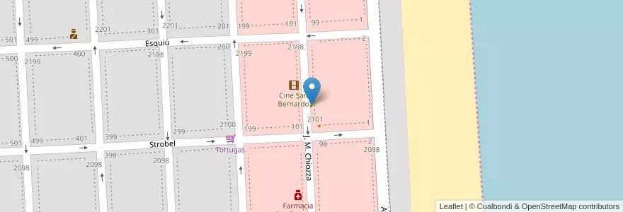 Mapa de ubicacion de Don Corleone en 阿根廷, San Bernardo Del Tuyú.