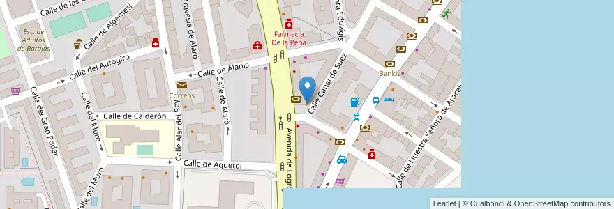 Mapa de ubicacion de Don Fernando en Spanien, Autonome Gemeinschaft Madrid, Autonome Gemeinschaft Madrid, Área Metropolitana De Madrid Y Corredor Del Henares, Madrid.