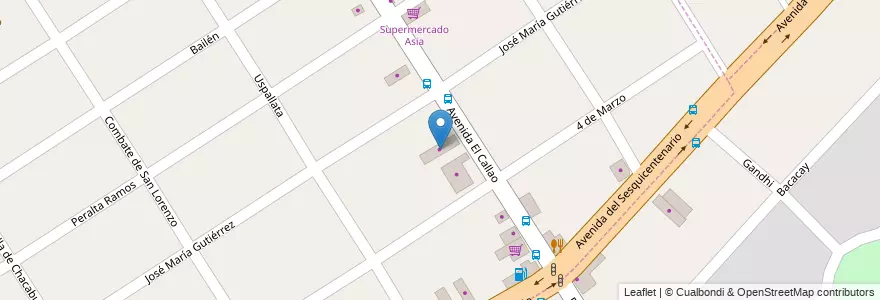 Mapa de ubicacion de Don Florencio en 아르헨티나, 부에노스아이레스주, Partido De Malvinas Argentinas, Grand Bourg.