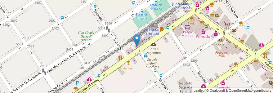 Mapa de ubicacion de Don German, Villa Urquiza en Argentinië, Ciudad Autónoma De Buenos Aires, Comuna 12, Buenos Aires.