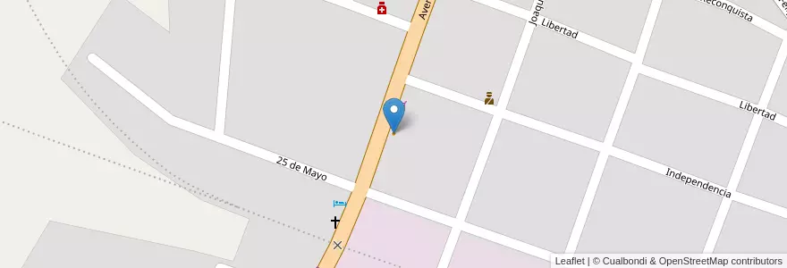 Mapa de ubicacion de Don Jorge en アルゼンチン, ラ・リオハ州, Departametno Independencia.