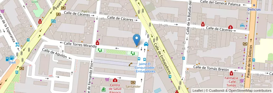 Mapa de ubicacion de Don José en Spanien, Autonome Gemeinschaft Madrid, Autonome Gemeinschaft Madrid, Área Metropolitana De Madrid Y Corredor Del Henares, Madrid.