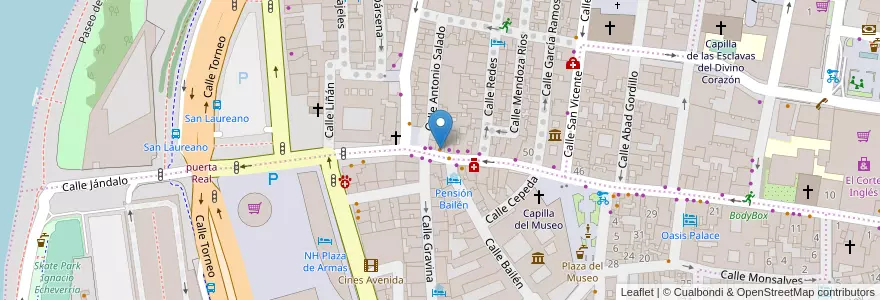 Mapa de ubicacion de Don Kebab en Spagna, Andalucía, Sevilla, Siviglia.