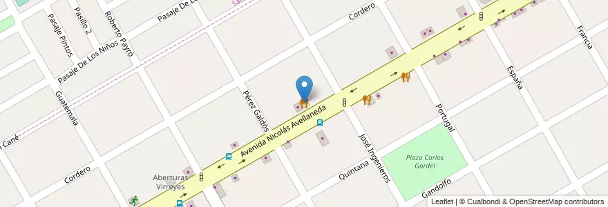 Mapa de ubicacion de Don Marie en Argentina, Provincia Di Buenos Aires, Partido De San Fernando.