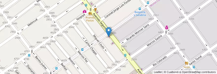 Mapa de ubicacion de Don Mario, Monte Castro en 阿根廷, Ciudad Autónoma De Buenos Aires, 布宜诺斯艾利斯, Comuna 10, Comuna 11.