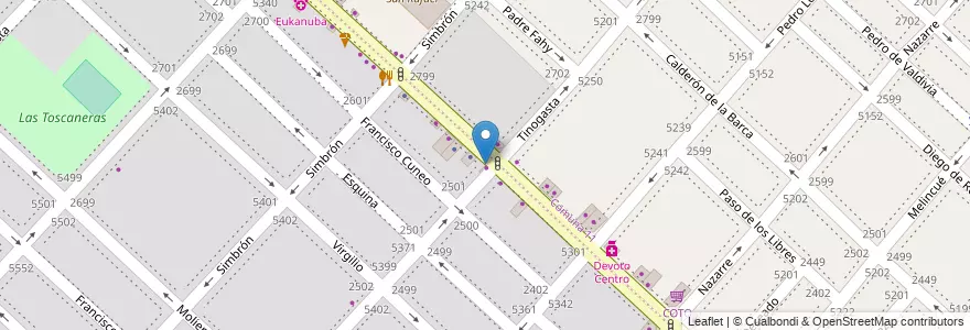 Mapa de ubicacion de Don Mario, Villa Real en Argentinië, Ciudad Autónoma De Buenos Aires, Buenos Aires, Comuna 10.
