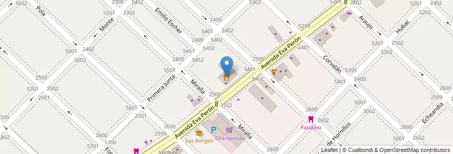 Mapa de ubicacion de Don Miguel, Mataderos en Argentine, Ciudad Autónoma De Buenos Aires, Comuna 9, Buenos Aires.