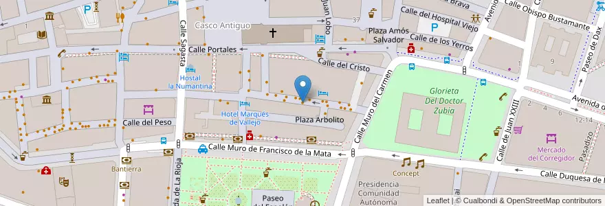 Mapa de ubicacion de Don Moruno en Spain, Rioja, Rioja, Logroño.