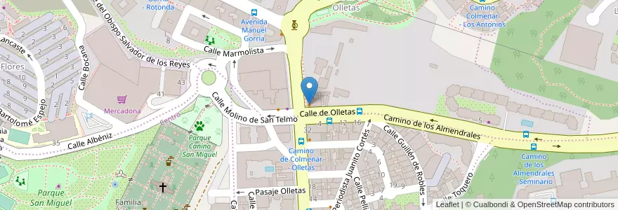 Mapa de ubicacion de Don Papón en Espanha, Andaluzia, Málaga, Málaga-Costa Del Sol, Málaga.