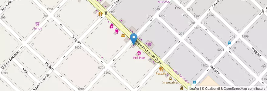 Mapa de ubicacion de Don Pepe, Villa Luro en Argentinien, Ciudad Autónoma De Buenos Aires, Buenos Aires, Comuna 10.