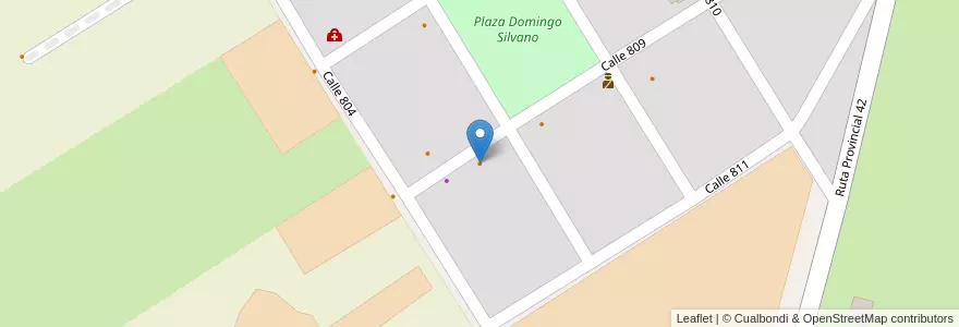 Mapa de ubicacion de Don Quico en 아르헨티나, 부에노스아이레스주, Partido De Mercedes.