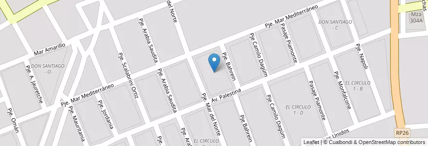 Mapa de ubicacion de DON SANTIAGO - G en アルゼンチン, サルタ州, Capital, Municipio De Salta, Salta.