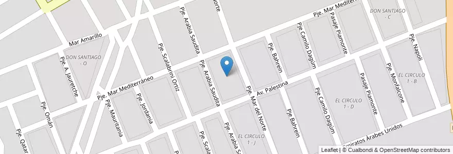 Mapa de ubicacion de DON SANTIAGO - H en الأرجنتين, Salta, Capital, Municipio De Salta, Salta.