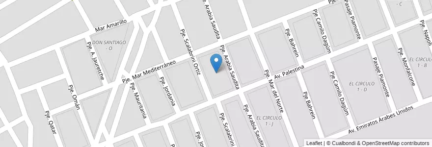 Mapa de ubicacion de DON SANTIAGO - I en آرژانتین, Salta, Capital, Municipio De Salta, Salta.