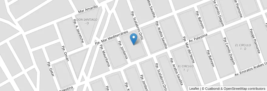 Mapa de ubicacion de DON SANTIAGO - J en 아르헨티나, Salta, Capital, Municipio De Salta, Salta.
