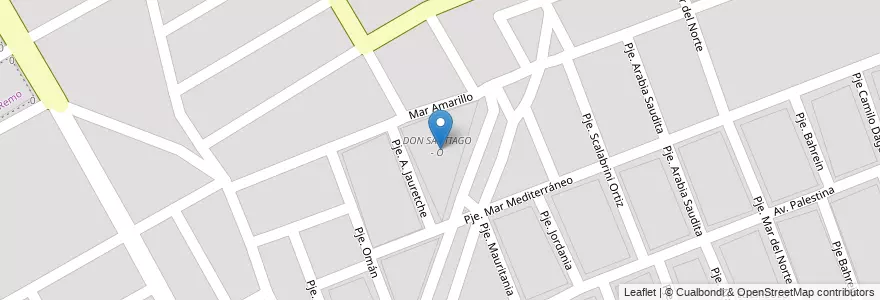 Mapa de ubicacion de DON SANTIAGO - O en الأرجنتين, Salta, Capital, Municipio De Salta, Salta.