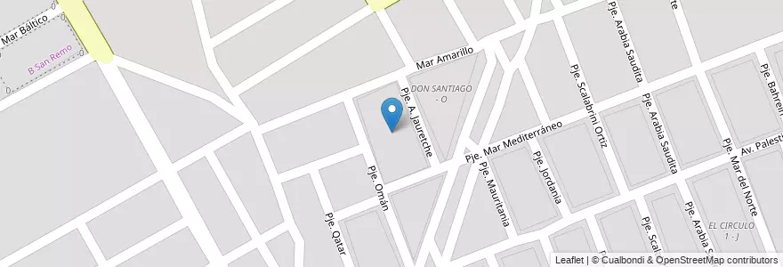 Mapa de ubicacion de DON SANTIAGO - P en 아르헨티나, Salta, Capital, Municipio De Salta, Salta.
