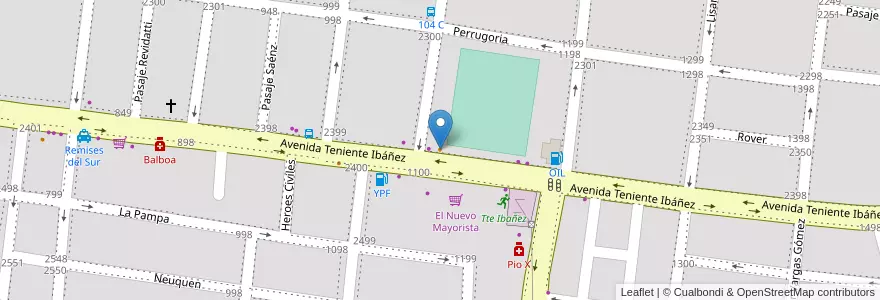 Mapa de ubicacion de Don Tito en Argentinië, Corrientes, Departamento Capital, Corrientes, Corrientes.