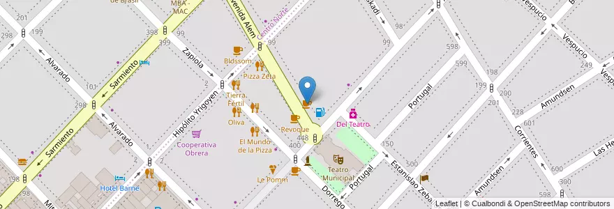 Mapa de ubicacion de Don Tomás en Аргентина, Буэнос-Айрес, Partido De Bahía Blanca, Bahía Blanca.