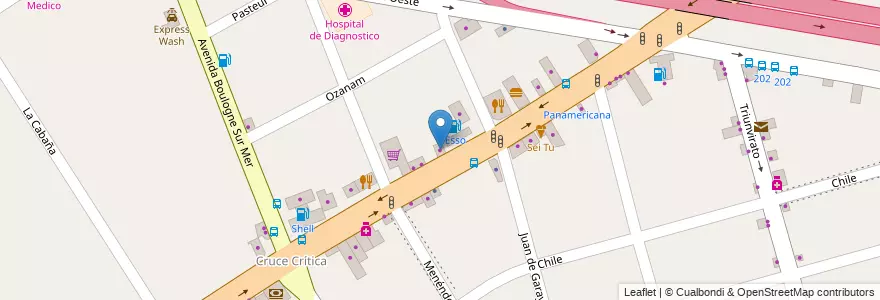 Mapa de ubicacion de Don Torcuato en Arjantin, Buenos Aires, Partido De Tigre, Don Torcuato.