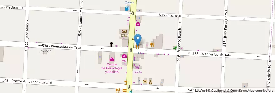 Mapa de ubicacion de Doña Ramona en Arjantin, Buenos Aires, Partido De Tres De Febrero, Caseros.