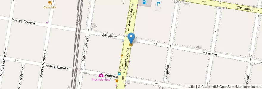Mapa de ubicacion de Doña Valentina en Argentina, Buenos Aires, Partido De Lomas De Zamora, Banfield.