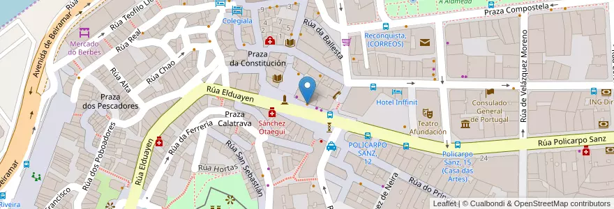 Mapa de ubicacion de Dona Vaniri en Испания, Vigo.