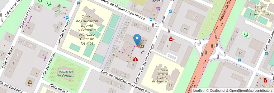 Mapa de ubicacion de Donde quedamos en Spanien, Kastilien Und León, Valladolid, Valladolid.