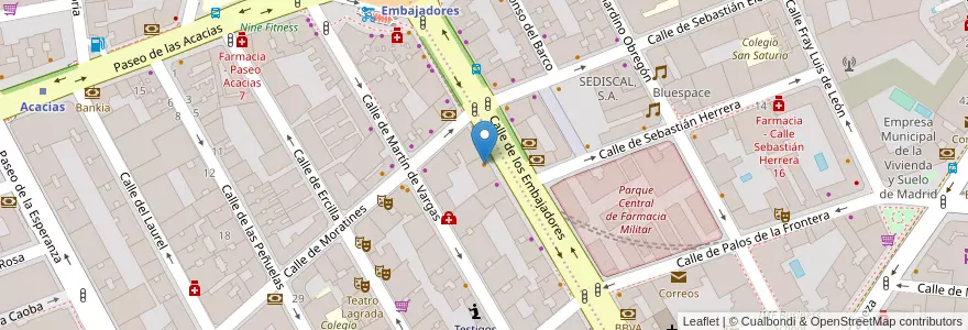 Mapa de ubicacion de Döner Kebab en 스페인, Comunidad De Madrid, Comunidad De Madrid, Área Metropolitana De Madrid Y Corredor Del Henares, 마드리드.