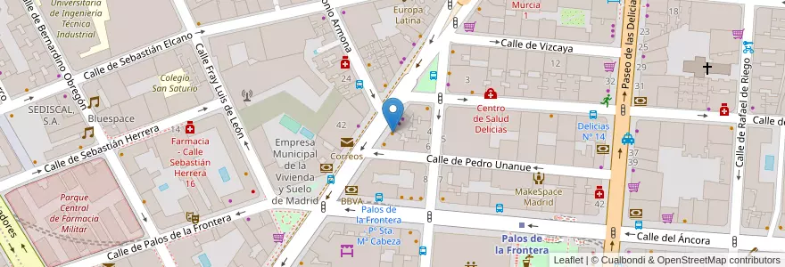 Mapa de ubicacion de Döner Kebab en Испания, Мадрид, Мадрид, Área Metropolitana De Madrid Y Corredor Del Henares, Мадрид.