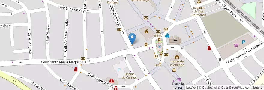Mapa de ubicacion de Doner Kebab Macarena en 西班牙, 安达鲁西亚, Sevilla, Dos Hermanas.