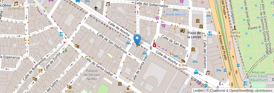 Mapa de ubicacion de Döner kebab en إسبانيا, منطقة مدريد, منطقة مدريد, Área Metropolitana De Madrid Y Corredor Del Henares, مدريد.