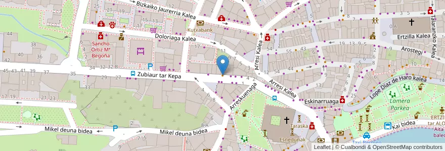 Mapa de ubicacion de Doner Pizza Kebab en Spanje, Baskenland, Biskaje, Busturialdea-Urdaibai, Bermeo.