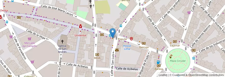 Mapa de ubicacion de Dong Fang en España, Castilla Y León, Valladolid, Valladolid.