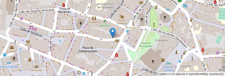 Mapa de ubicacion de Donner Kebab en Sepanyol, Castilla Y León, Valladolid, Valladolid.