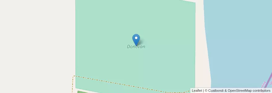 Mapa de ubicacion de Donovan en 阿根廷, 恩特雷里奥斯省, Departamento Concordia, Distrito Suburbios, Concordia, Concordia.