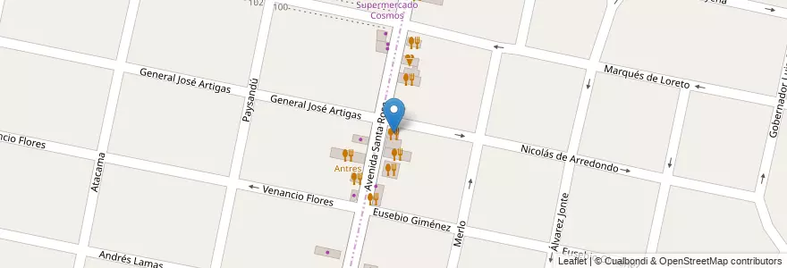 Mapa de ubicacion de Donsion en الأرجنتين, بوينس آيرس, Partido De Morón, Castelar.